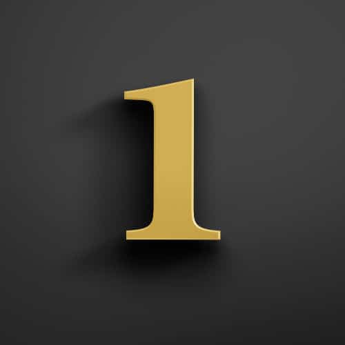 Number 1 